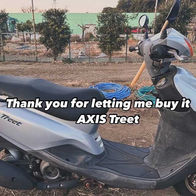 川崎市多摩区バイク出張買取実績(スクーター)01